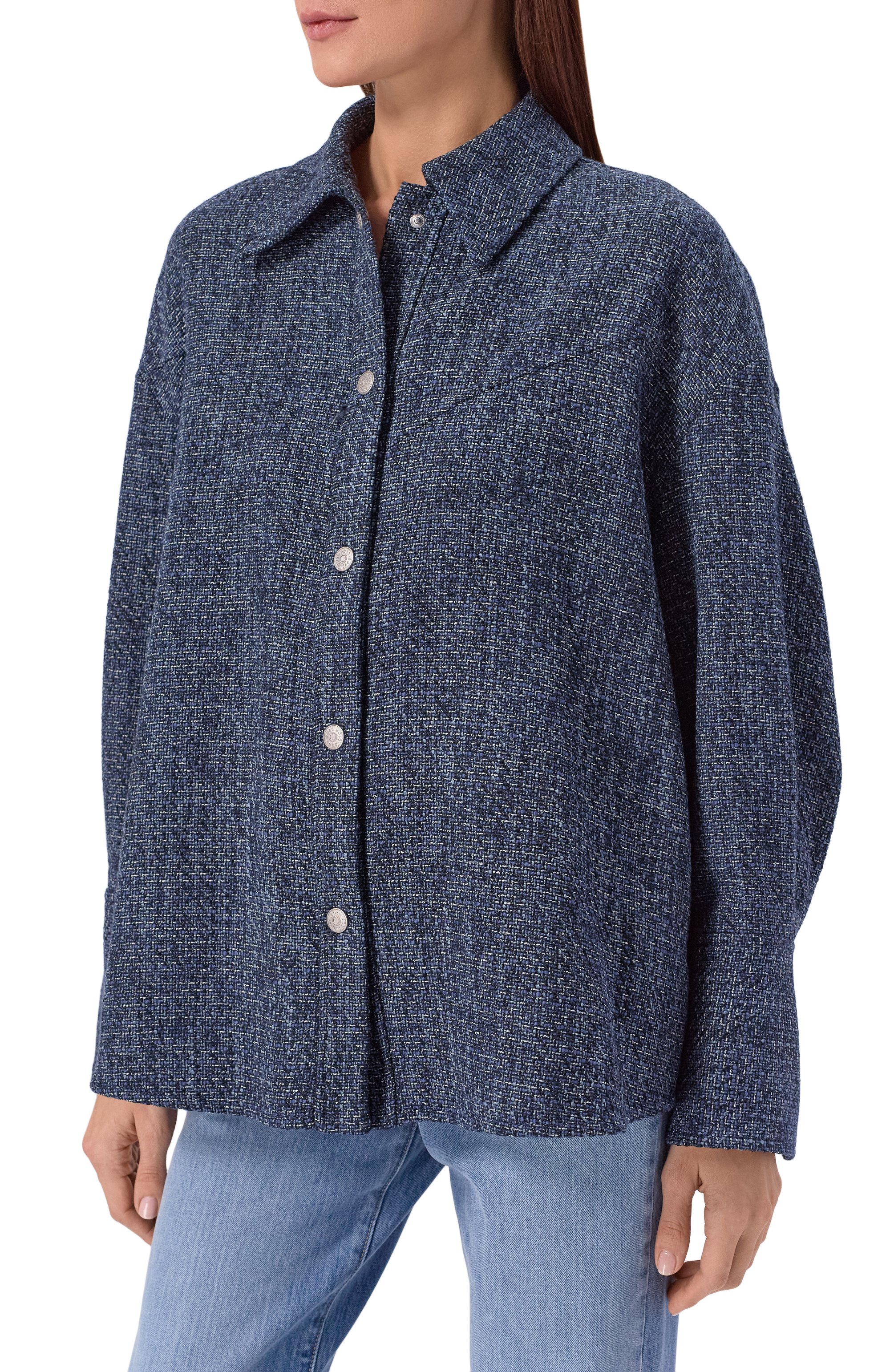 Твидовая рубашка BOSS ORANGE, арт. 50551844, фото 3