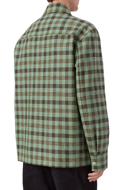 Рубашка Jil Sander J22DL0338-J40251 Зелёный  J22DL0338-J40251 Фото 4