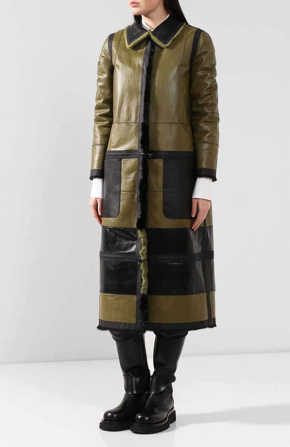 Шуба из меха норки FENDI, арт. FNF70H XP0, фото 8