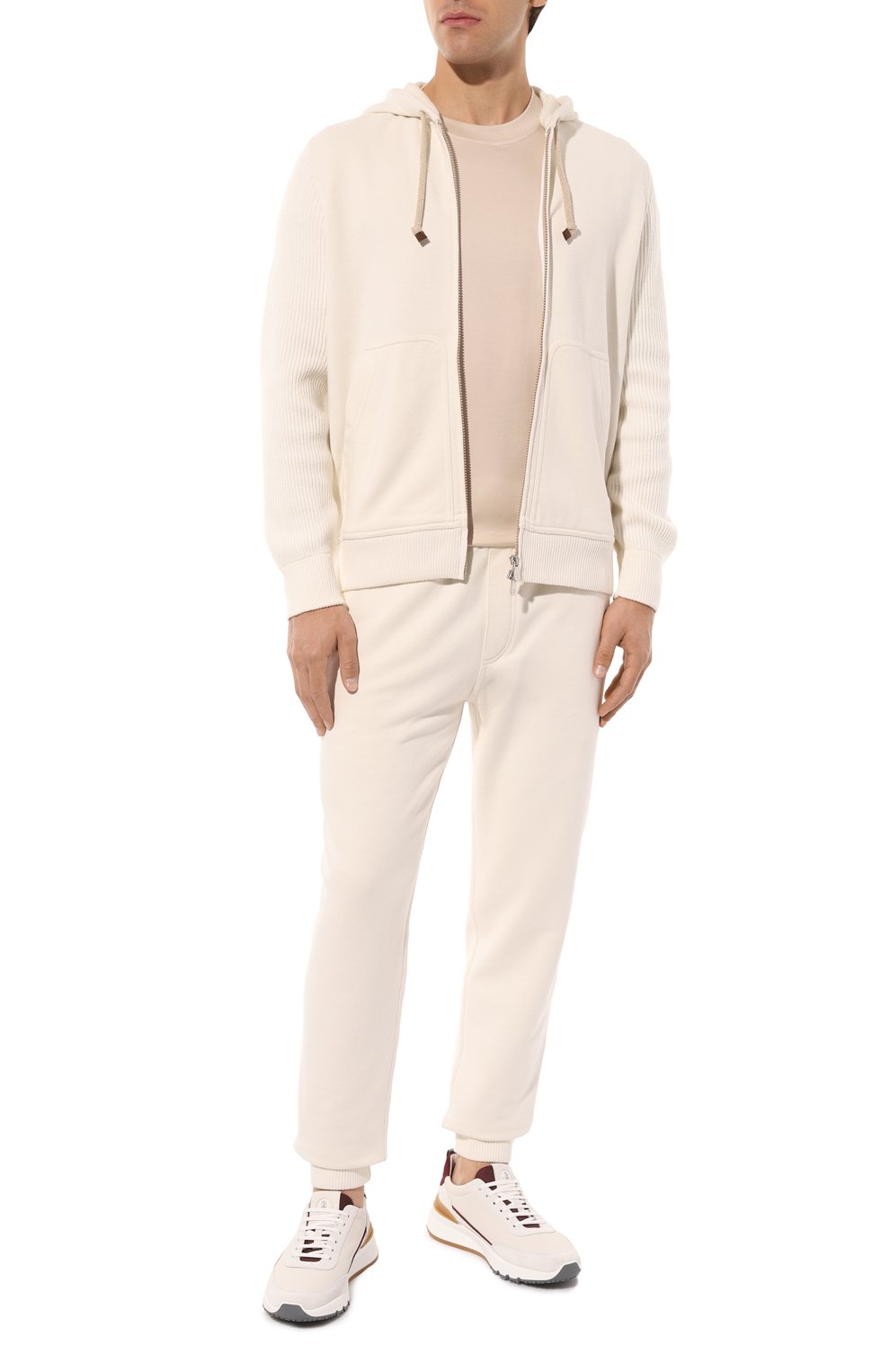 Кожаные кроссовки BRUNELLO CUCINELLI, арт. MZUFSB2184, фото 2