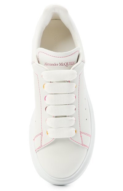 Кожаные кеды ALEXANDER MCQUEEN, арт. 587691/WHX1Q, фото 4