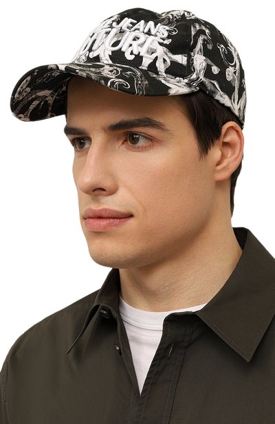 Хлопковая бейсболка VERSACE JEANS COUTURE, арт. 76GAZK10/ZG267, фото 2