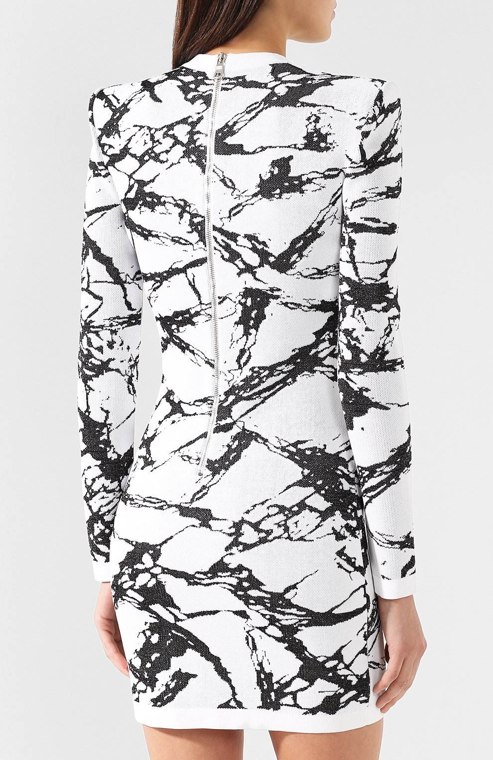 Платье из вискозы BALMAIN, арт. RF06254/K356, фото 4