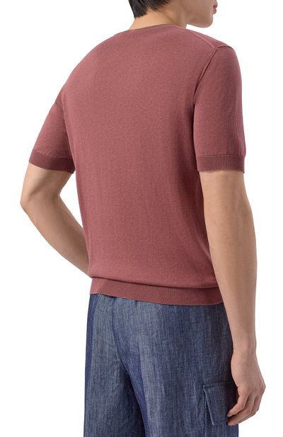 Джемпер из шелка и хлопка ANDREA CAMPAGNA, арт. M5425-1033, фото 4