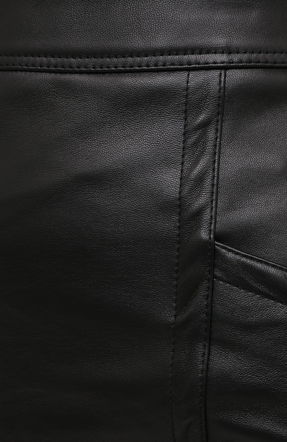 Кожаная юбка SAINT LAURENT, арт. 644258/YC2ZZ, фото 5
