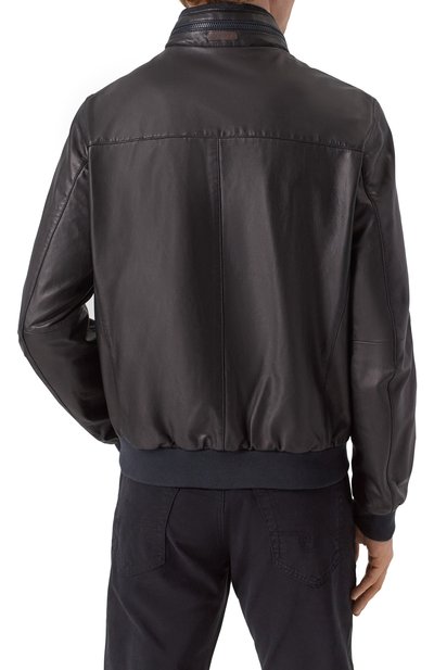 Двусторонний кожаный бомбер GIMO'S, арт. 5S20.1.030.63R, фото 4