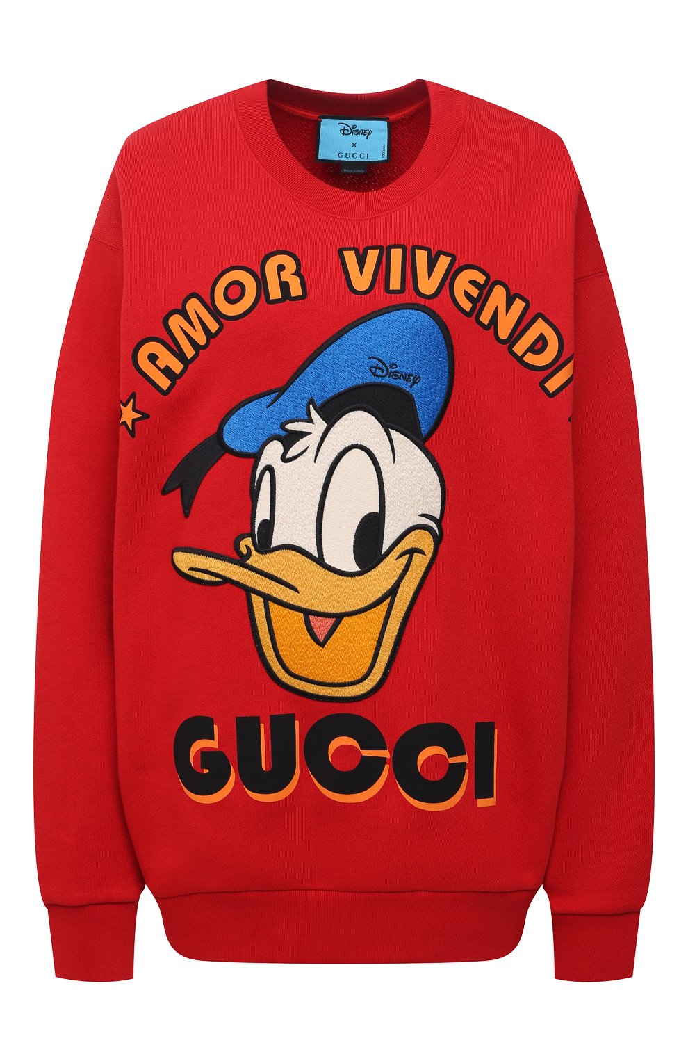 Хлопковый свитшот disney x gucci GUCCI, арт. 617964/XJDC1, фото 1