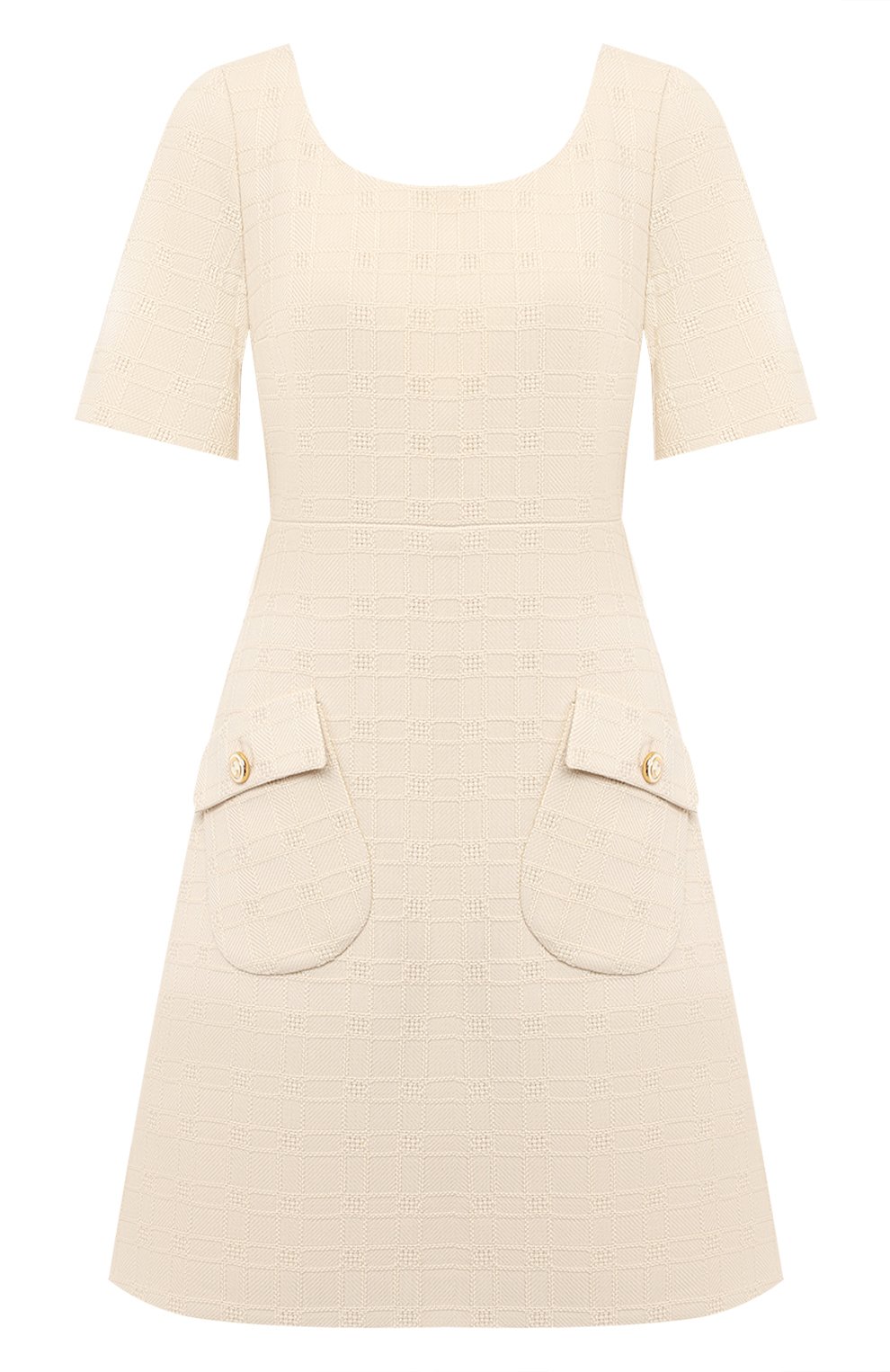 Платье из хлопка и шерсти GUCCI, арт. 631480/ZAD93, фото 1