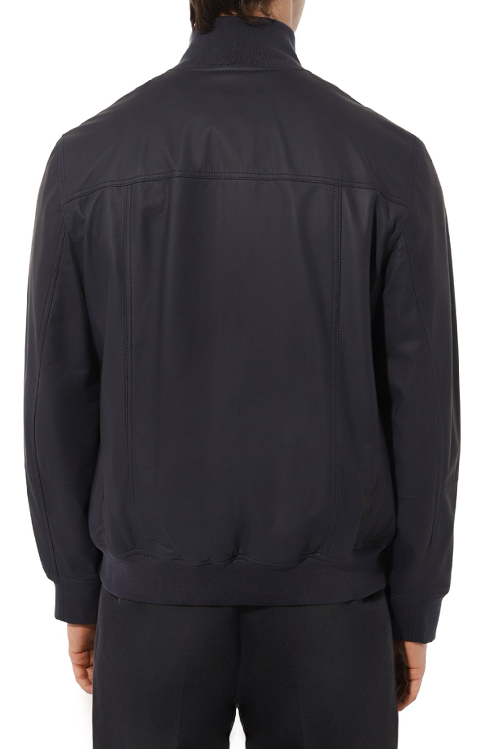 Кожаный бомбер BRUNELLO CUCINELLI, арт. MPJER1988, фото 4