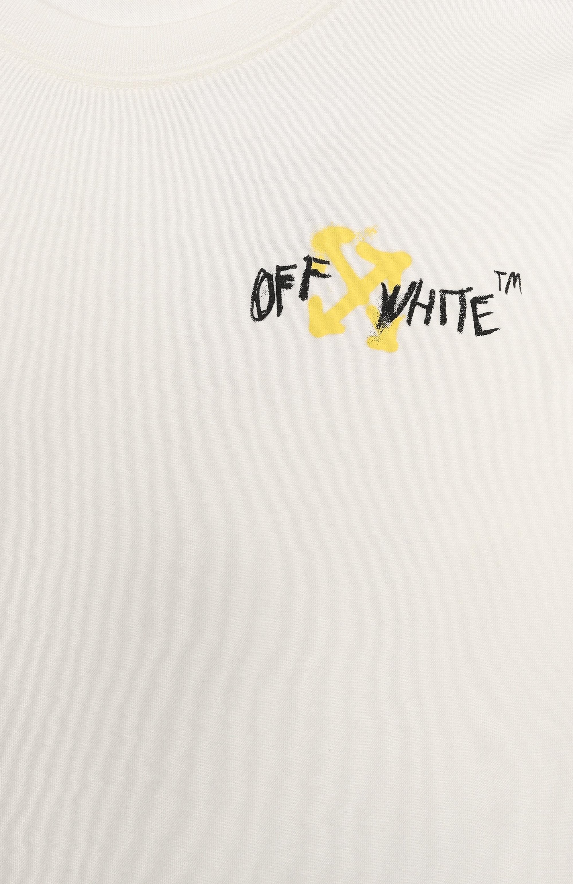 Хлопковый лонгслив OFF-WHITE, арт. 0BAB001S26JER002_001, фото 3