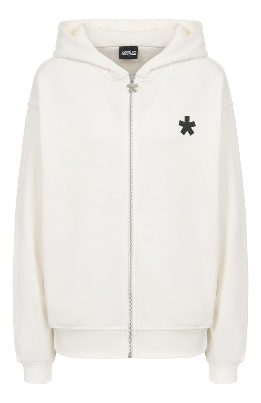 Хлопковая толстовка Comme des Fuckdown CFABW01220 Белый CFABW01220