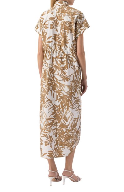 Хлопковое платье BRUNELLO CUCINELLI, арт. ML900ANL44, фото 4