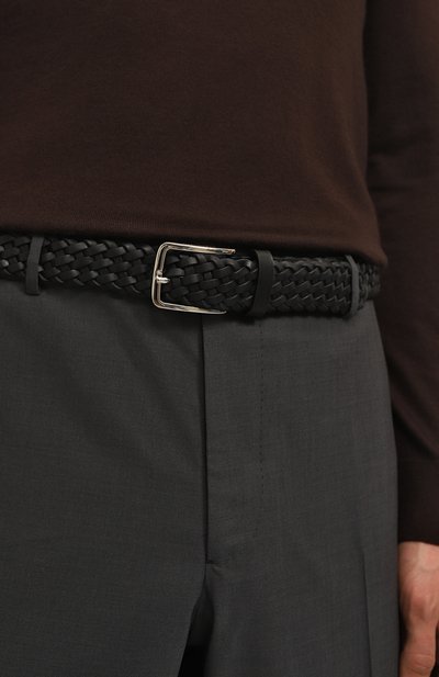 Кожаный ремень CORNELIANI, арт. 91V309-3120833, фото 2