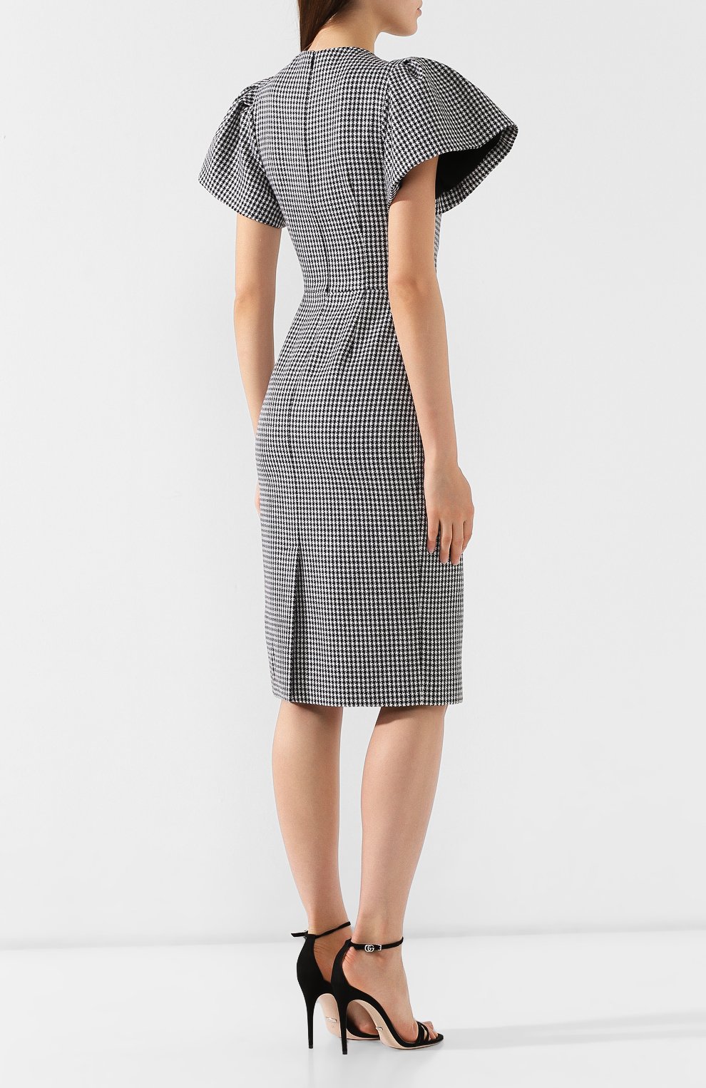 Шерстяное платье ALEXANDER MCQUEEN, арт. 579401/QJAAI, фото 4