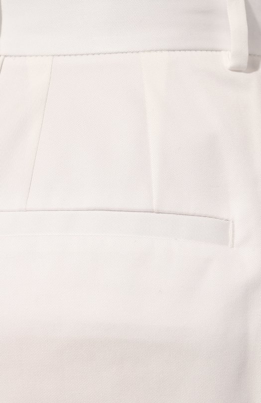 Хлопковые брюки Dolce & Gabbana FTAM2T/FUFJR Белый  FTAM2T/FUFJR Фото 5