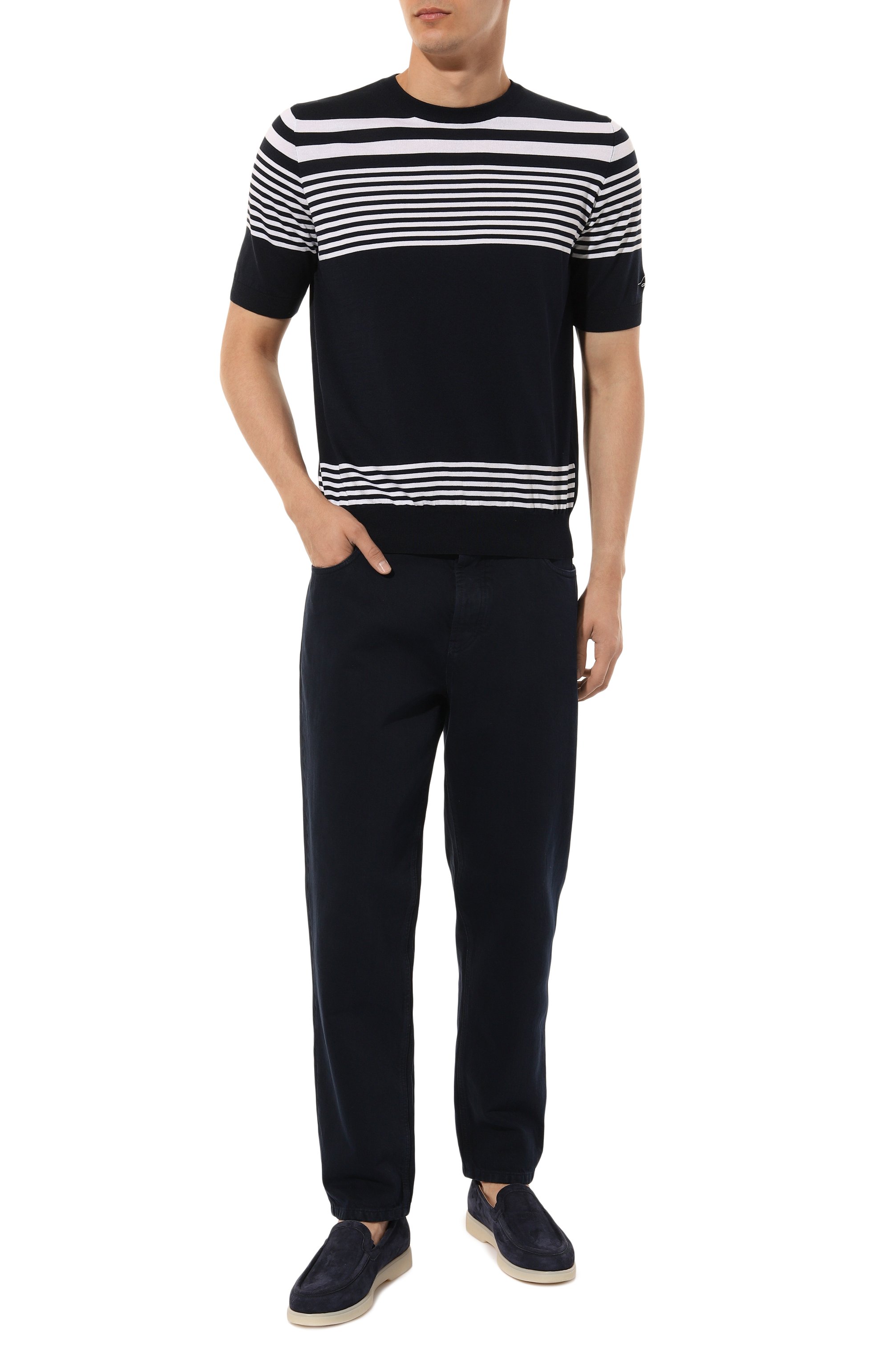 Джемпер из хлопка и шелка ZILLI, арт. KRN002M0142VYC000, фото 2