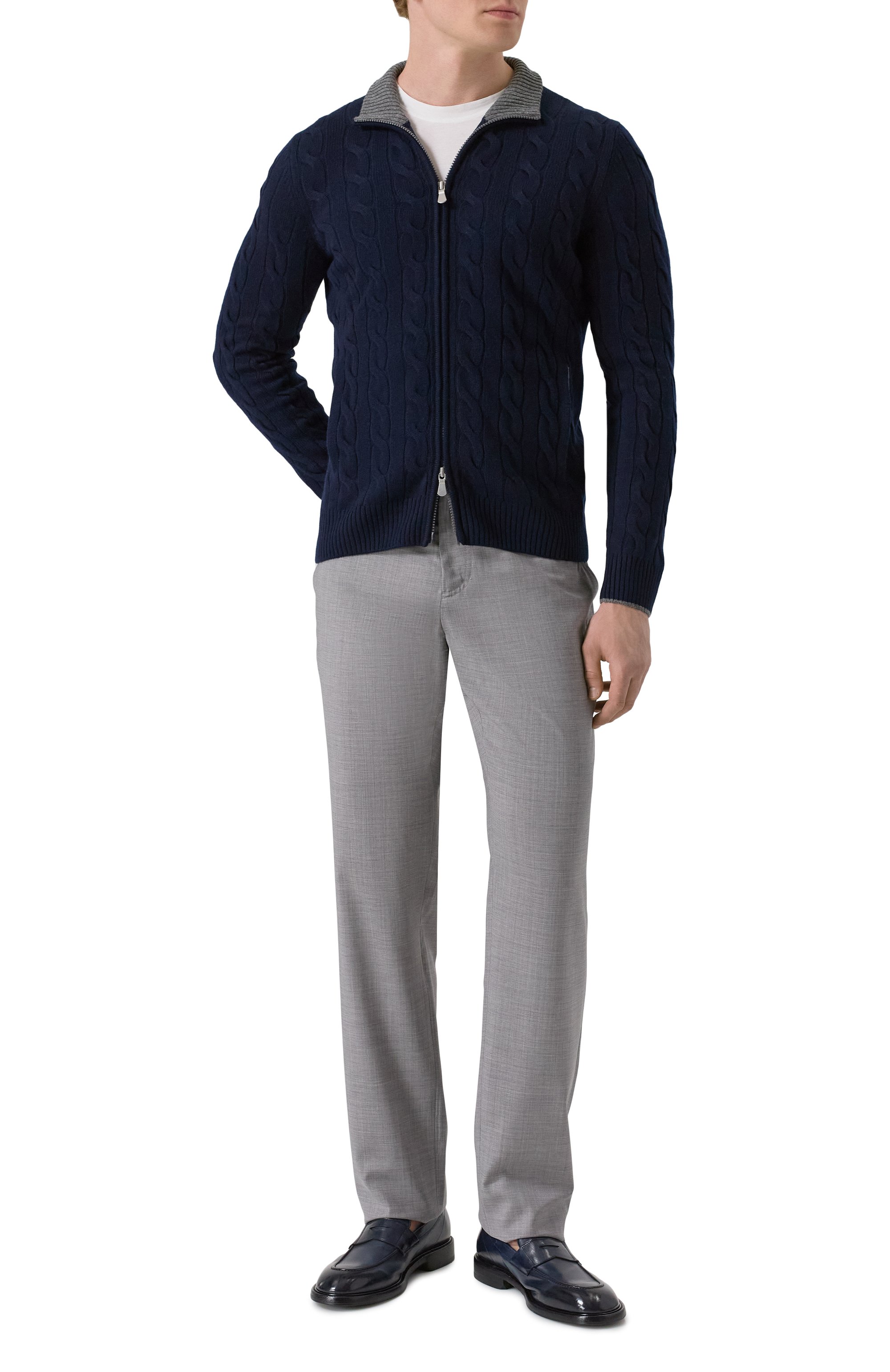 Кардиган из шерсти и кашемира GRAN SASSO, арт. 23161/19672, фото 2