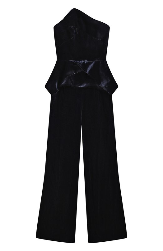 

Бархатный комбинезон Roland Mouret, Синий