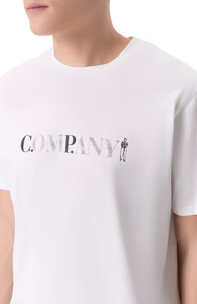Хлопковая футболка C.P. COMPANY, арт. 20CMTS085A/005100W, фото 5