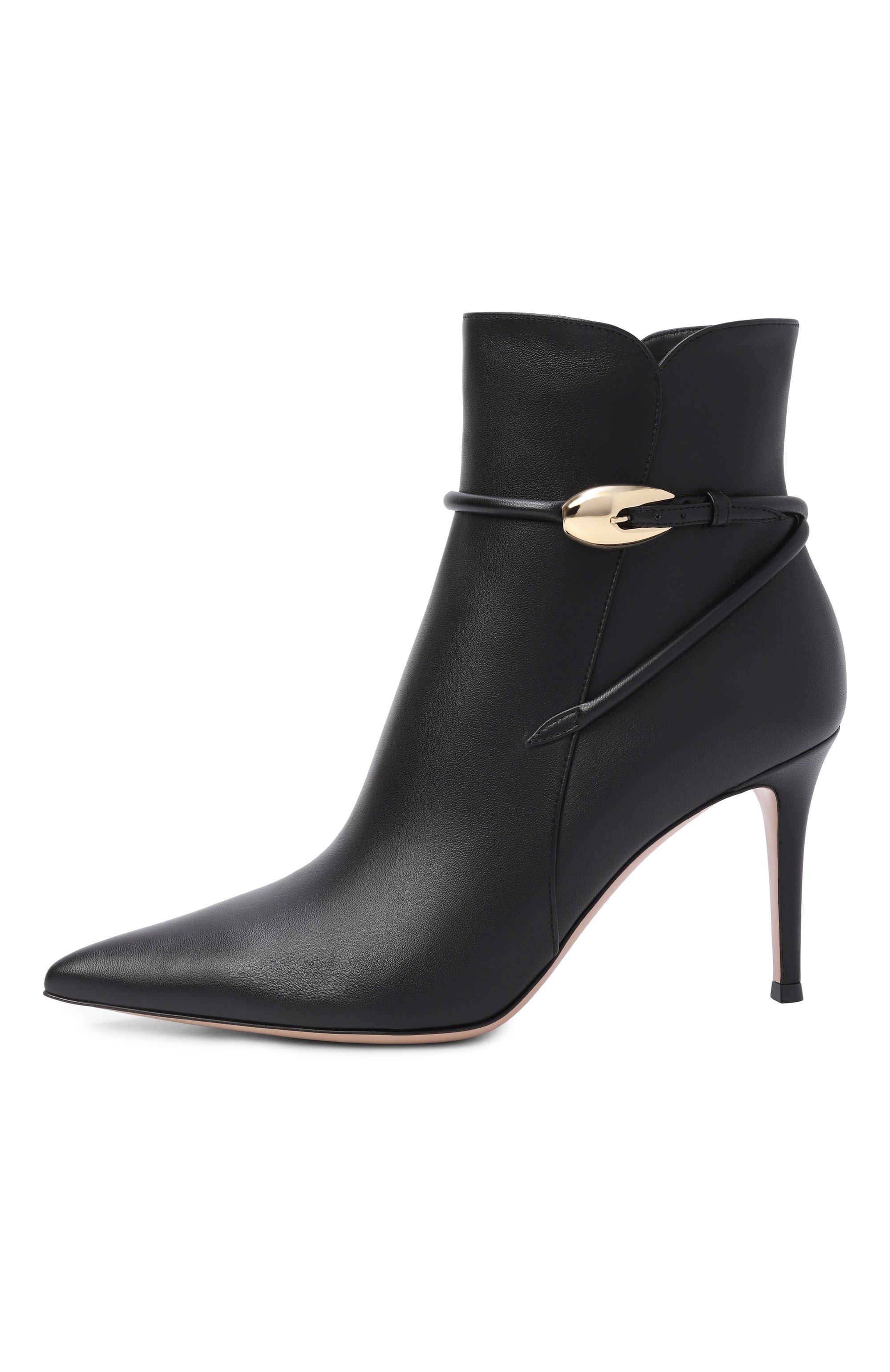 Кожаные ботильоны GIANVITO ROSSI, арт. G72833.85RIC.NAPNER0, фото 4