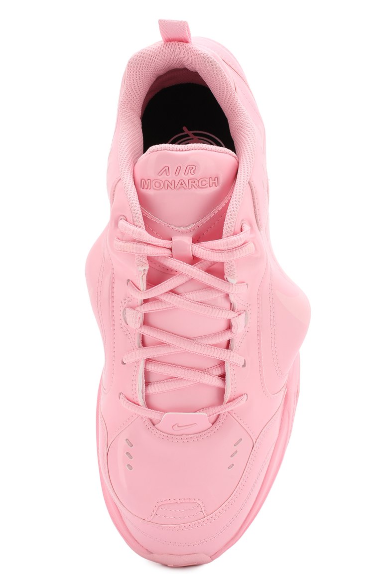 Мужские кожаные кроссовки nikelab x martine rose air monarch iv NIKELAB розового цвета, арт. AT3147-600 | Фото 5 (Подошва: Массивная; Статус проверки: Проверена категория; Материал утеплителя: Без утеплителя; Стили: Гранж; Материал сплава: Проставлено; Драгоценные камни: Проставлено; Материал внутренний: Не назначено; Материал внешний: Натуральная кожа)