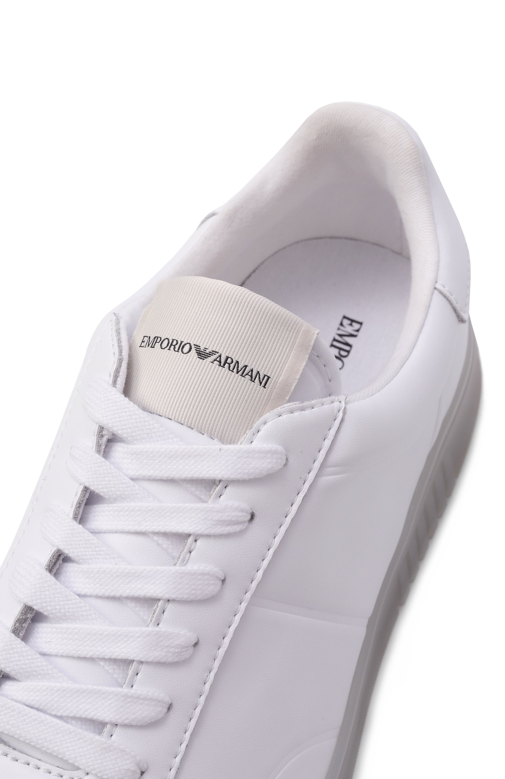 Кожаные кеды EMPORIO ARMANI, арт. X4X694/XF846, фото 7