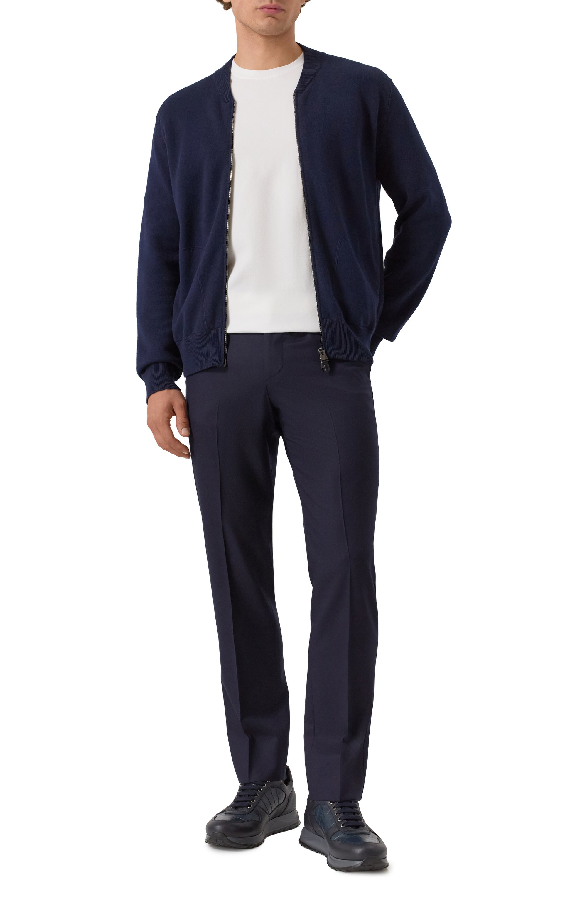 Шерстяные брюки CORNELIANI, арт. 264L25-2618111, фото 2