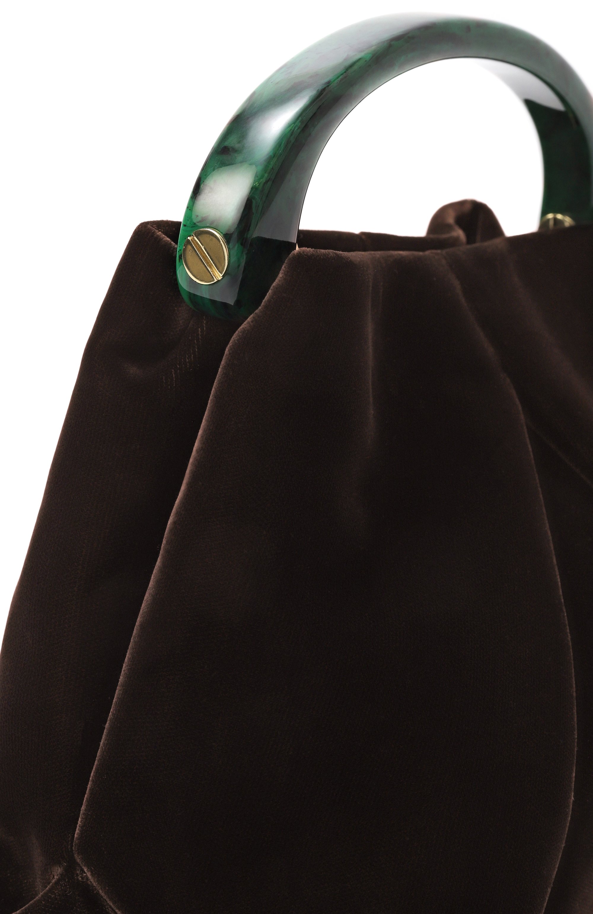 Сумка DRIES VAN NOTEN темно-коричневого цвета по цене 105000 руб., арт. 011524-653-704, фото 3 Сумка DRIES VAN NOTEN, арт. 011524-653-704, фото 3