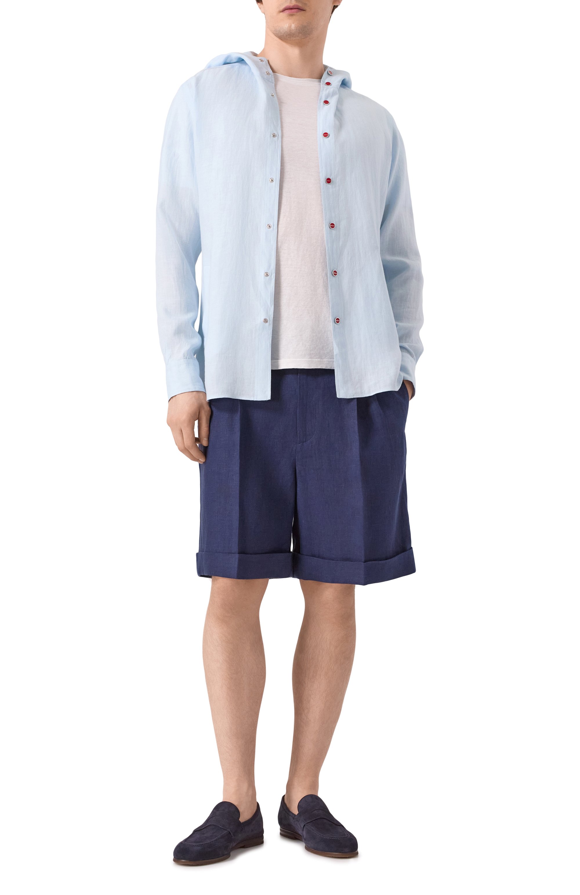 Льняная рубашка KITON, арт. UMCMARH0928602, фото 2