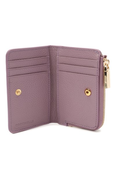 Кожаный кошелек COCCINELLE сиреневого цвета по цене 9950 руб., арт. E2 HW5 17 01 01, фото 3 Кожаный кошелек COCCINELLE, арт. E2 HW5 17 01 01, фото 3