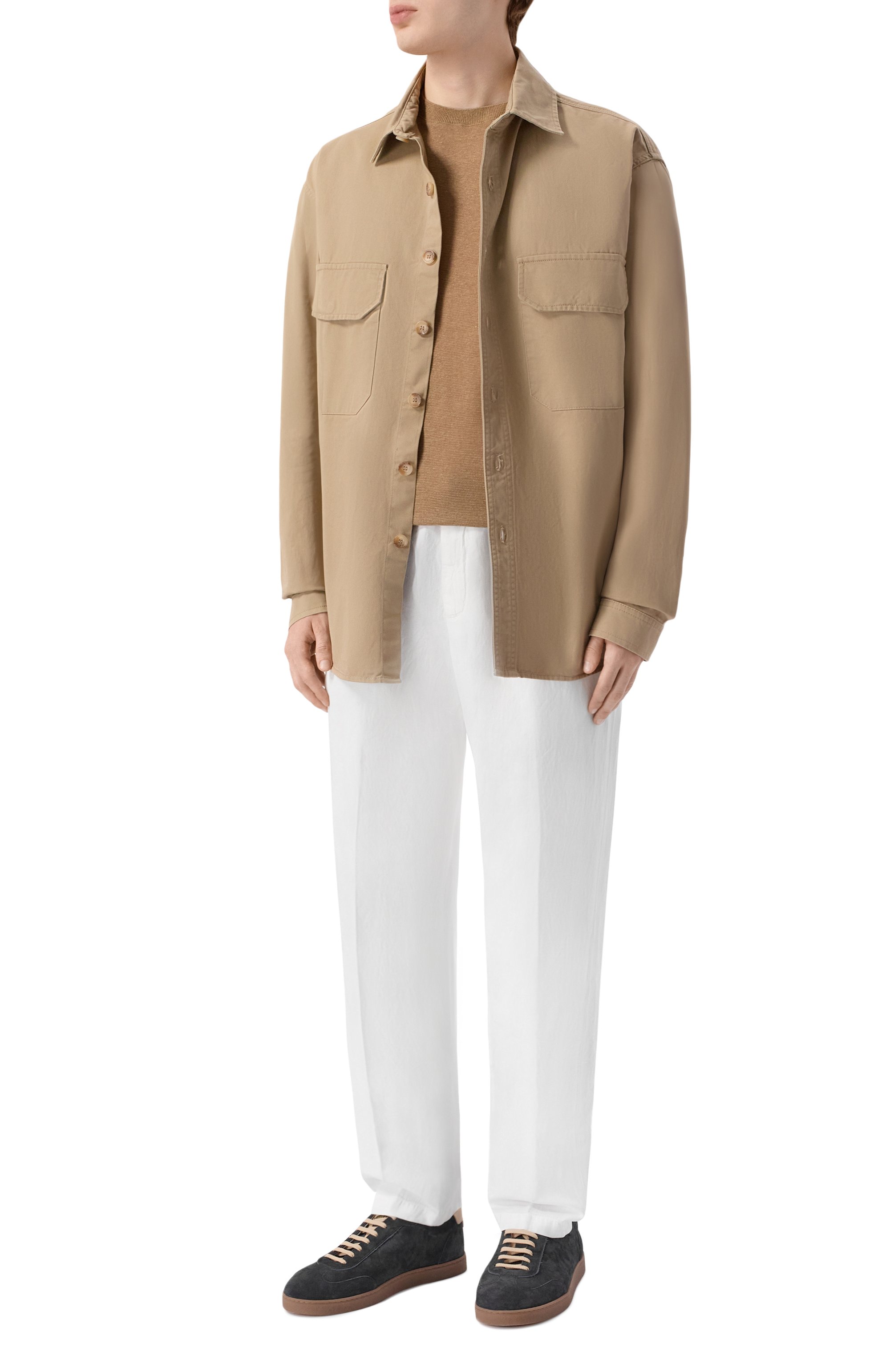 Футболка изо льна и хлопка WHITE SAND, арт. 26SU40/657, фото 2