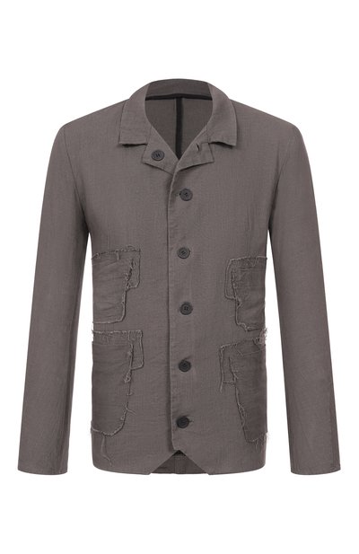 Мужской двусторонний пиджак из вискозы и льна 139DEC, арт. SUT617-GRE