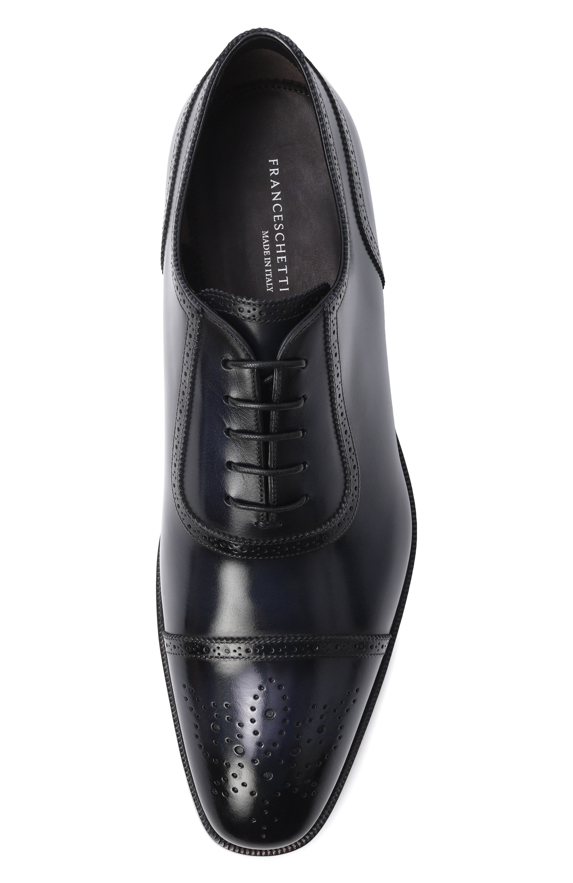 Кожаные оксфорды FRANCESCHETTI, арт. 5689003/FRENCH DEC0, фото 5