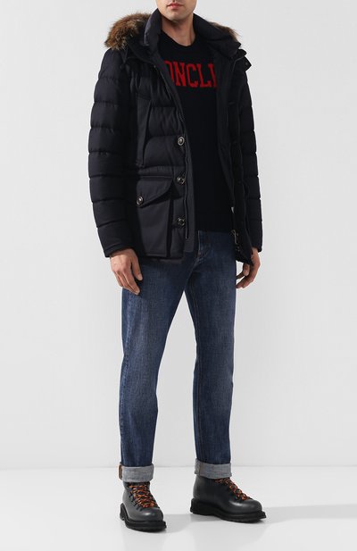 Пуховик rethe с отделкой из койота MONCLER, арт. D2-091-41372-20-54272, фото 2