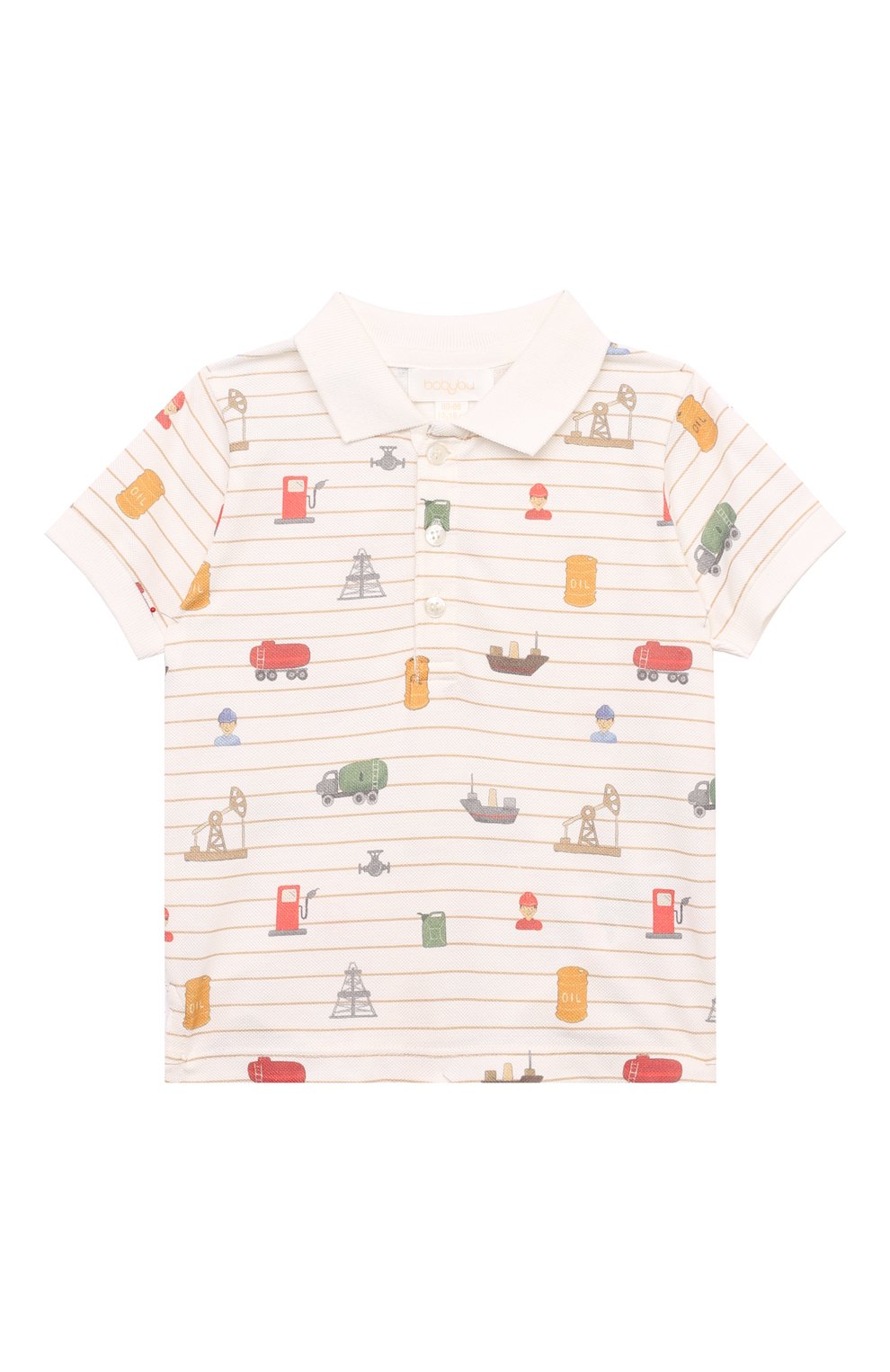 Хлопковое поло BABYBU, арт. BI-B2008S22, фото 1