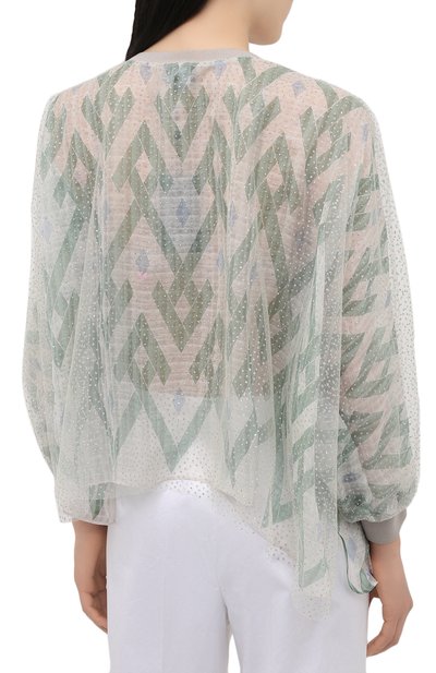 Блузка из шелка и вискозы GIORGIO ARMANI, арт. 1SHCCZ13/TZ818, фото 4