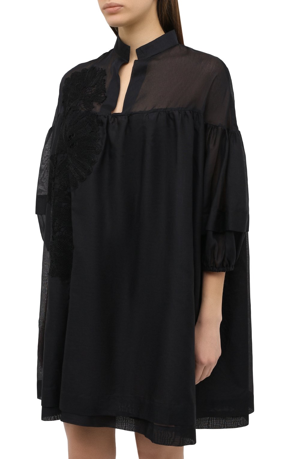 Туника из хлопка и шелка LILA EUGENIE, арт. 2027 MINI, фото 3