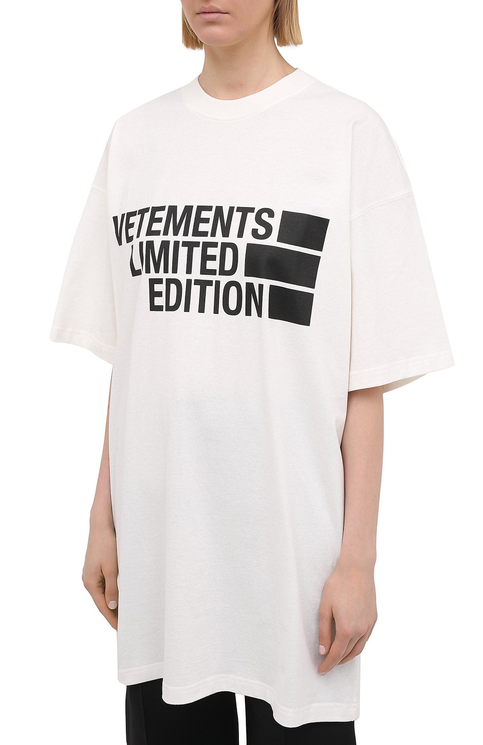 Хлопковая футболка VETEMENTS, арт. UE51TR810W 1611/W, фото 3