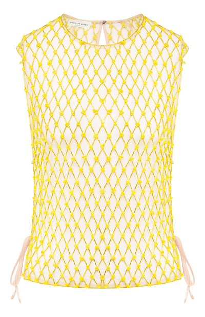 Топ с декоративной отделкой DRIES VAN NOTEN, арт. 191-10603-7296, фото 1