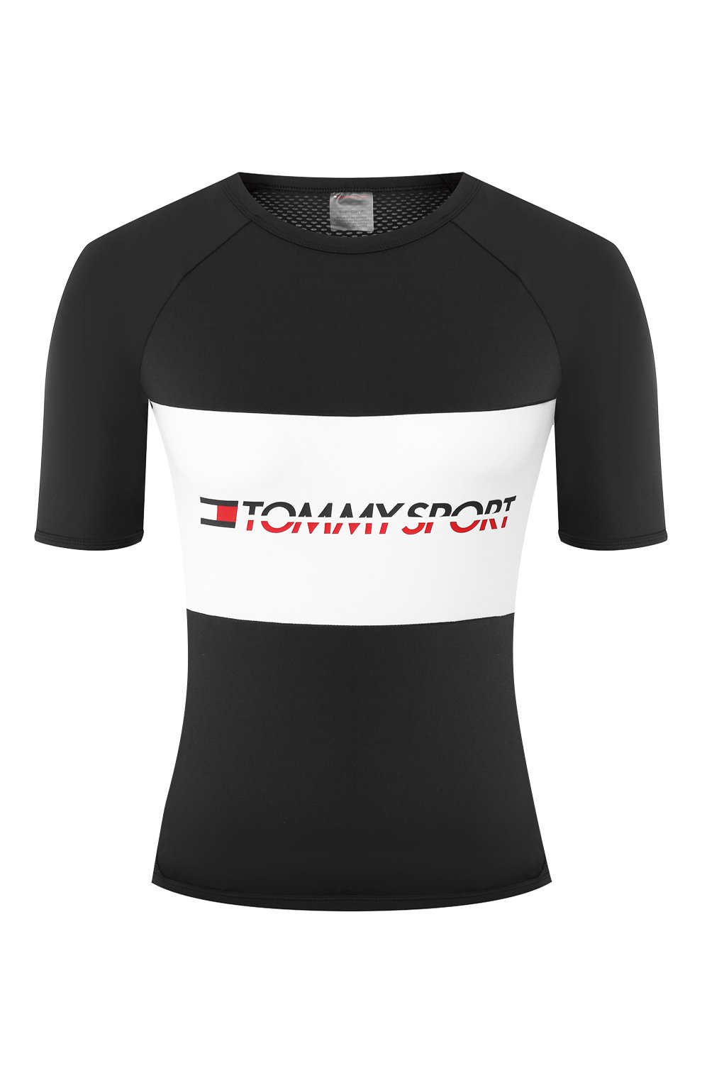 Топ TOMMY SPORT черно-белого цвета по цене 4990 руб., арт. S10S100397, фото 1 Топ TOMMY SPORT, арт. S10S100397, фото 1