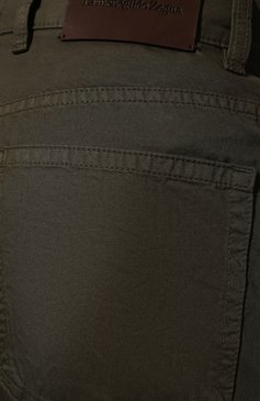 Брюки из хлопка и льна ZEGNA, арт. UZI37/GAN, фото 5