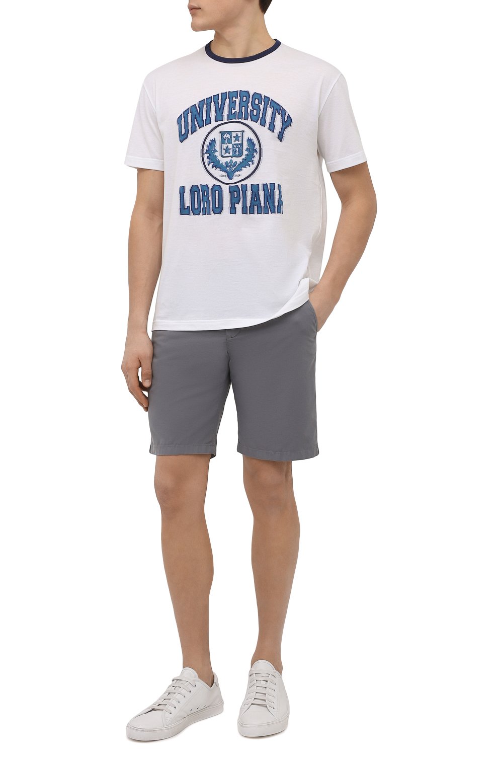 Хлопковая футболка LORO PIANA, арт. FAM2034, фото 2