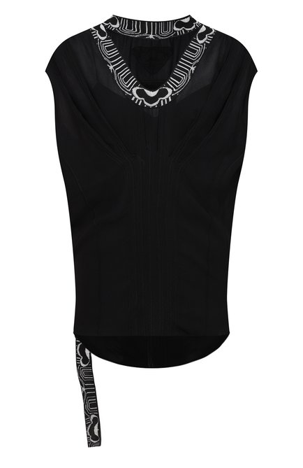 Женский топ из вискозы PRADA, арт. P940I-1Z4J-F0967