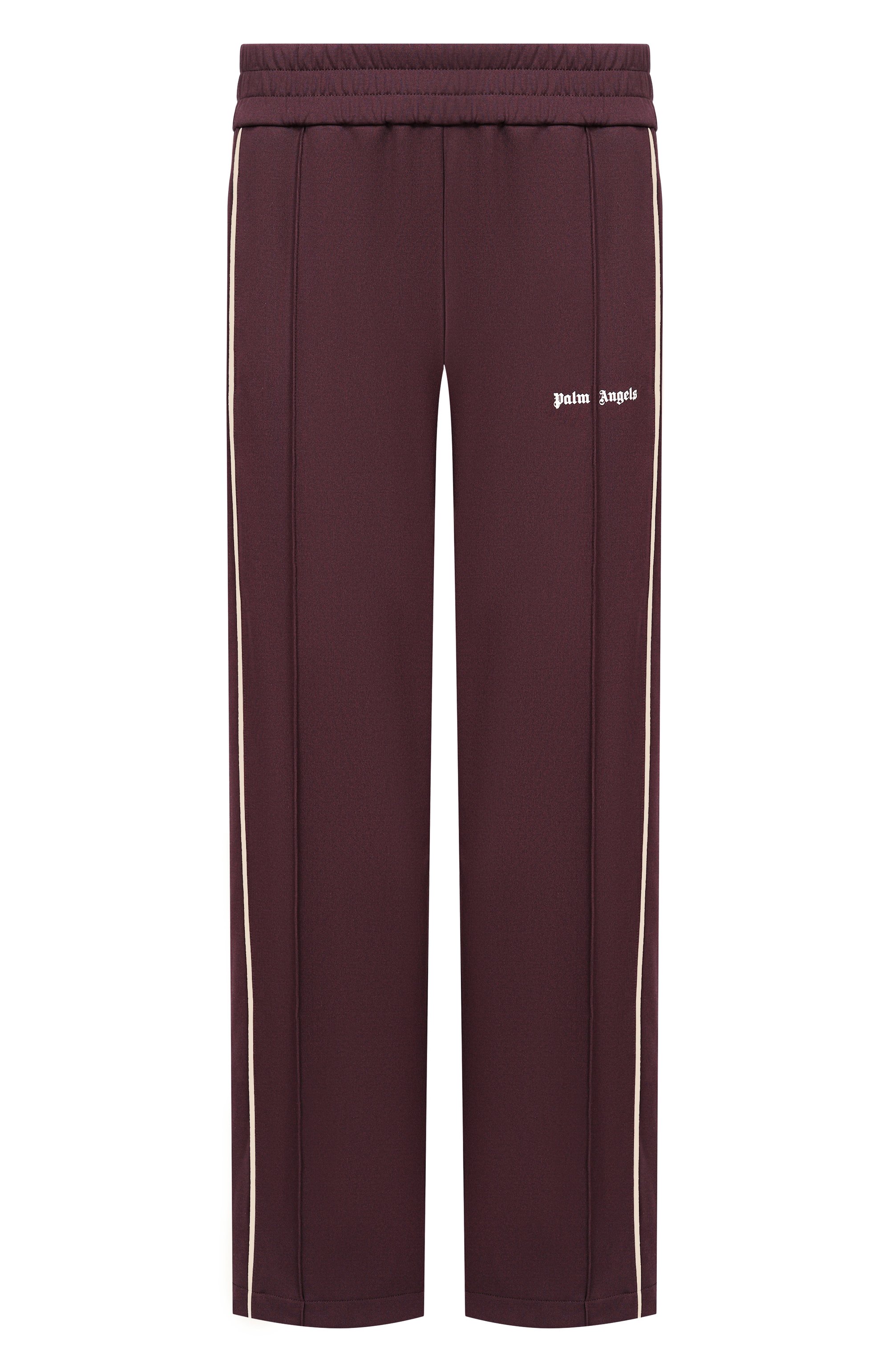 Брюки PALM ANGELS темно-коричневого цвета по цене 44700 руб., арт. PMCJ04JS26FAB001, фото 1 Брюки PALM ANGELS, арт. PMCJ04JS26FAB001, фото 1