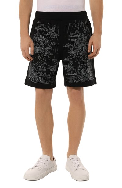 Хлопковые шорты GIVENCHY, арт. BM515J3YN0, фото 3