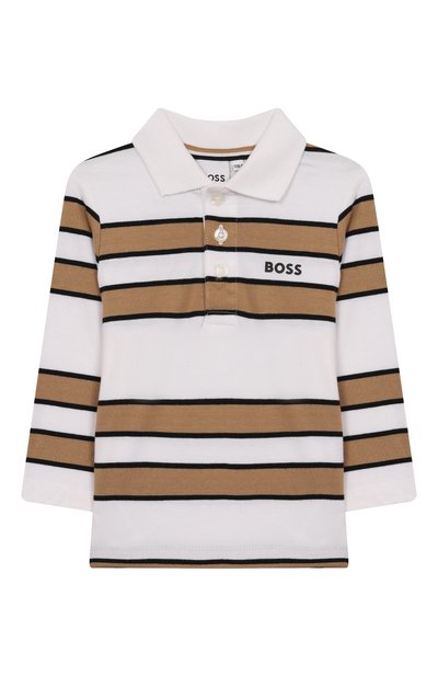 Хлопковое поло BOSS, арт. J51278/9M-18M