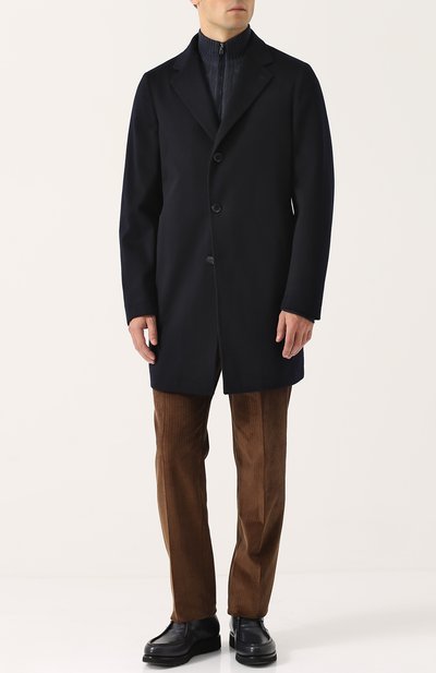 Однобортное пальто из шерсти викуньи LORO PIANA, арт. FAG4533, фото 2