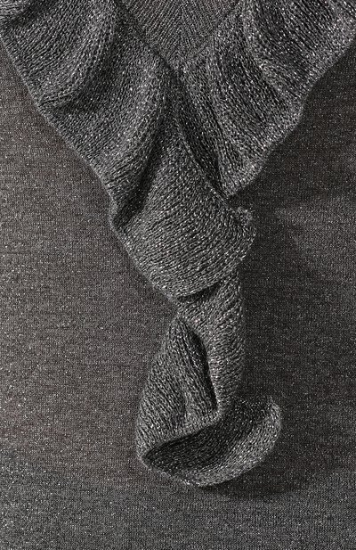 Пуловер из вискозы DRIES VAN NOTEN серебряного цвета по цене 62500 руб., арт. 201-31220-9700, фото 5 Пуловер из вискозы DRIES VAN NOTEN, арт. 201-31220-9700, фото 5