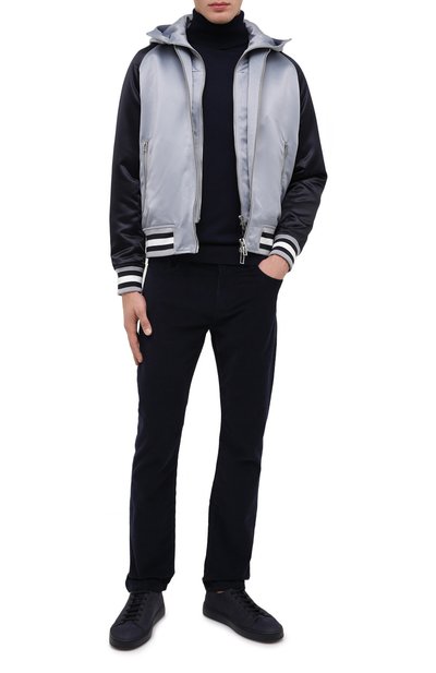 Шерстяная водолазка BOGNER темно-синего цвета по цене 25350 руб., арт. 88812445, фото 2 Шерстяная водолазка BOGNER, арт. 88812445, фото 2