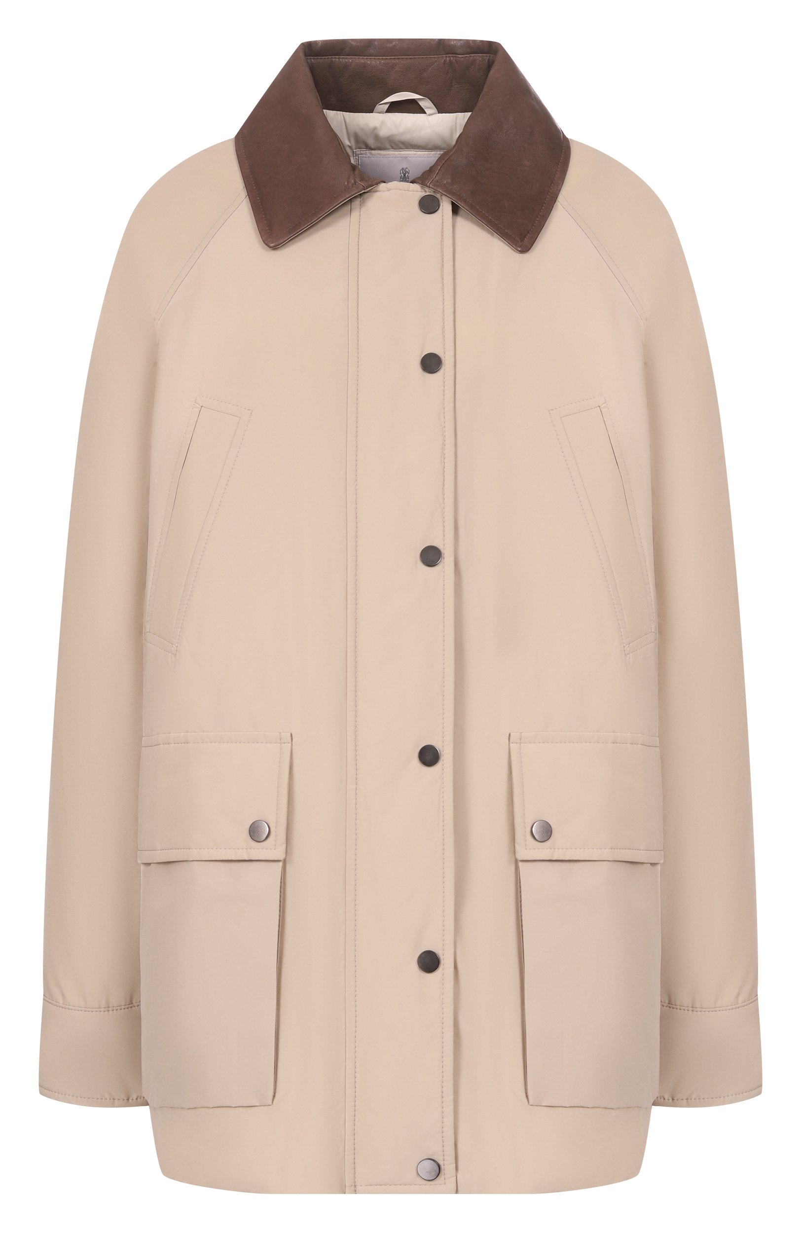 Утепленная куртка BRUNELLO CUCINELLI бежевого цвета по цене 726000 руб., арт. MH5257644P, фото 1 Утепленная куртка BRUNELLO CUCINELLI, арт. MH5257644P, фото 1